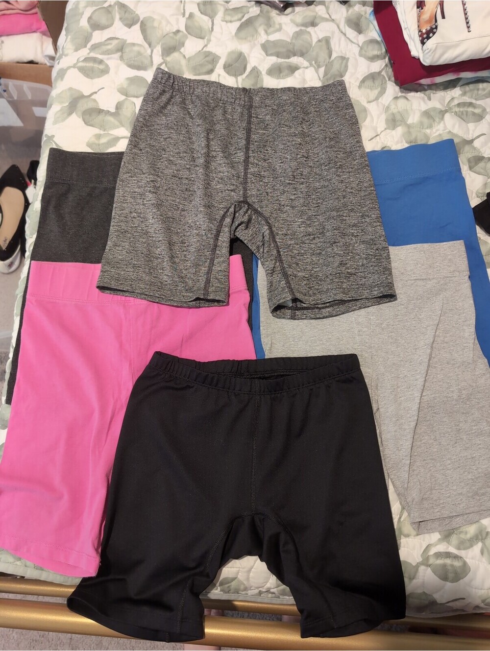 XS/small casual bike shorts bundle of 6 items